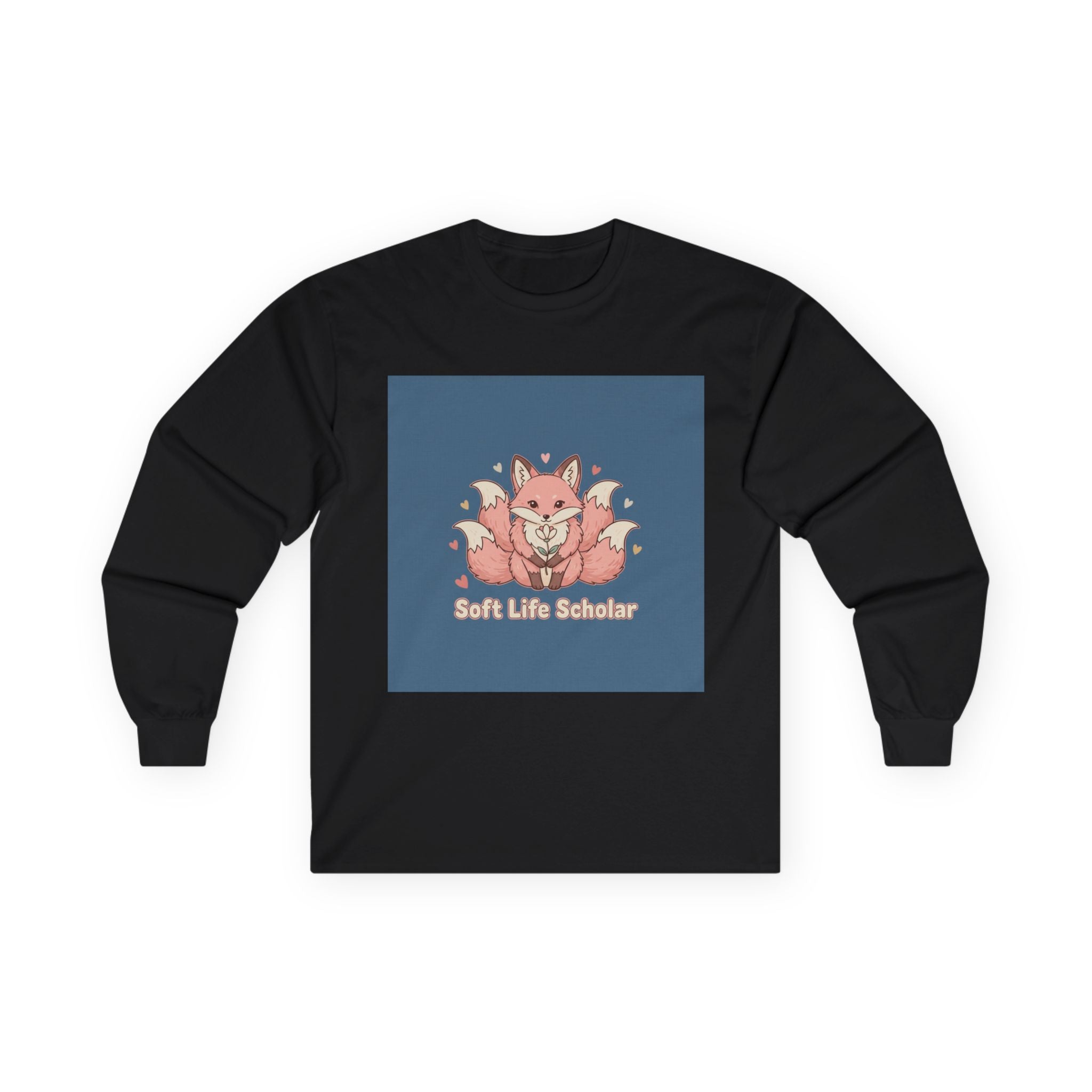 Kitsune Long Sleeve Tee – Soft Life Scholar