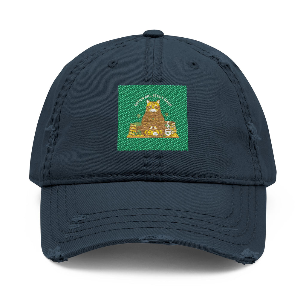 Cat Dad Hat – Dream Big, Study Hard