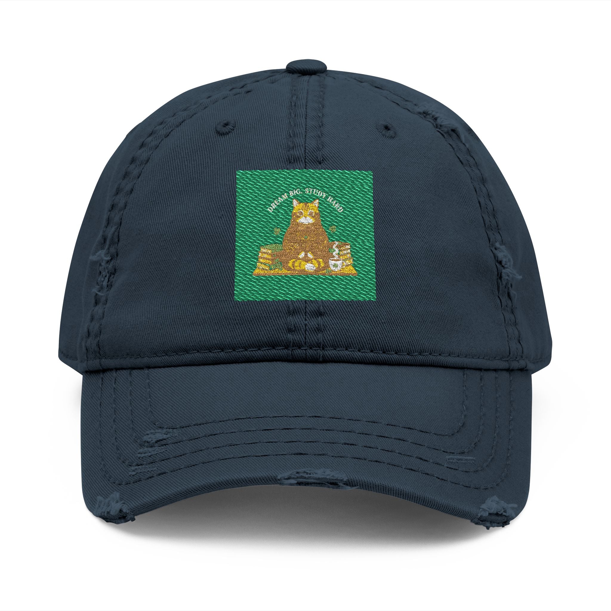 Cat Dad Hat – Dream Big, Study Hard
