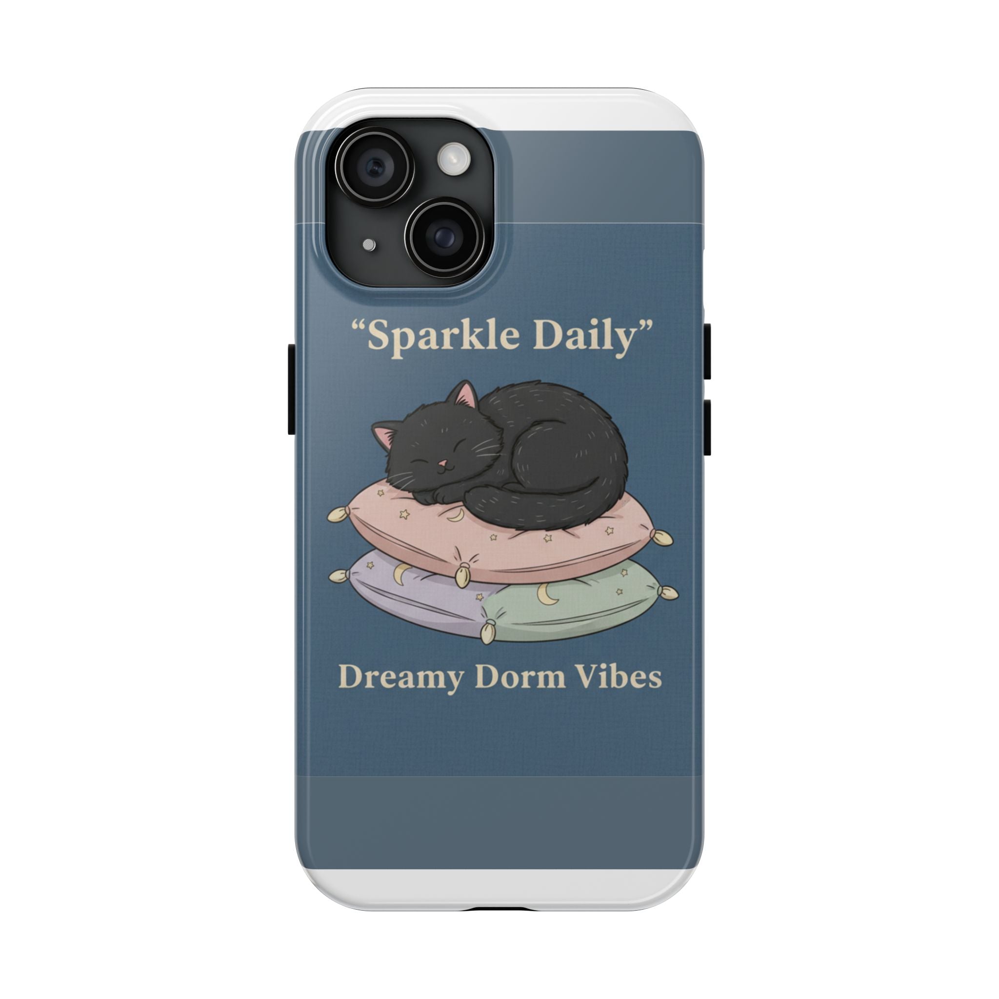 Black Cat Tough Phone Case – Sparkle Daily Dreamy Dorm Vibes