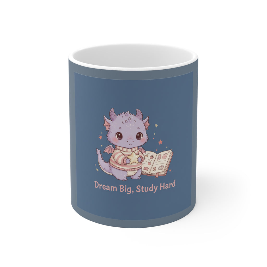 Dragon Mug 11oz – Dream Big Study Hard
