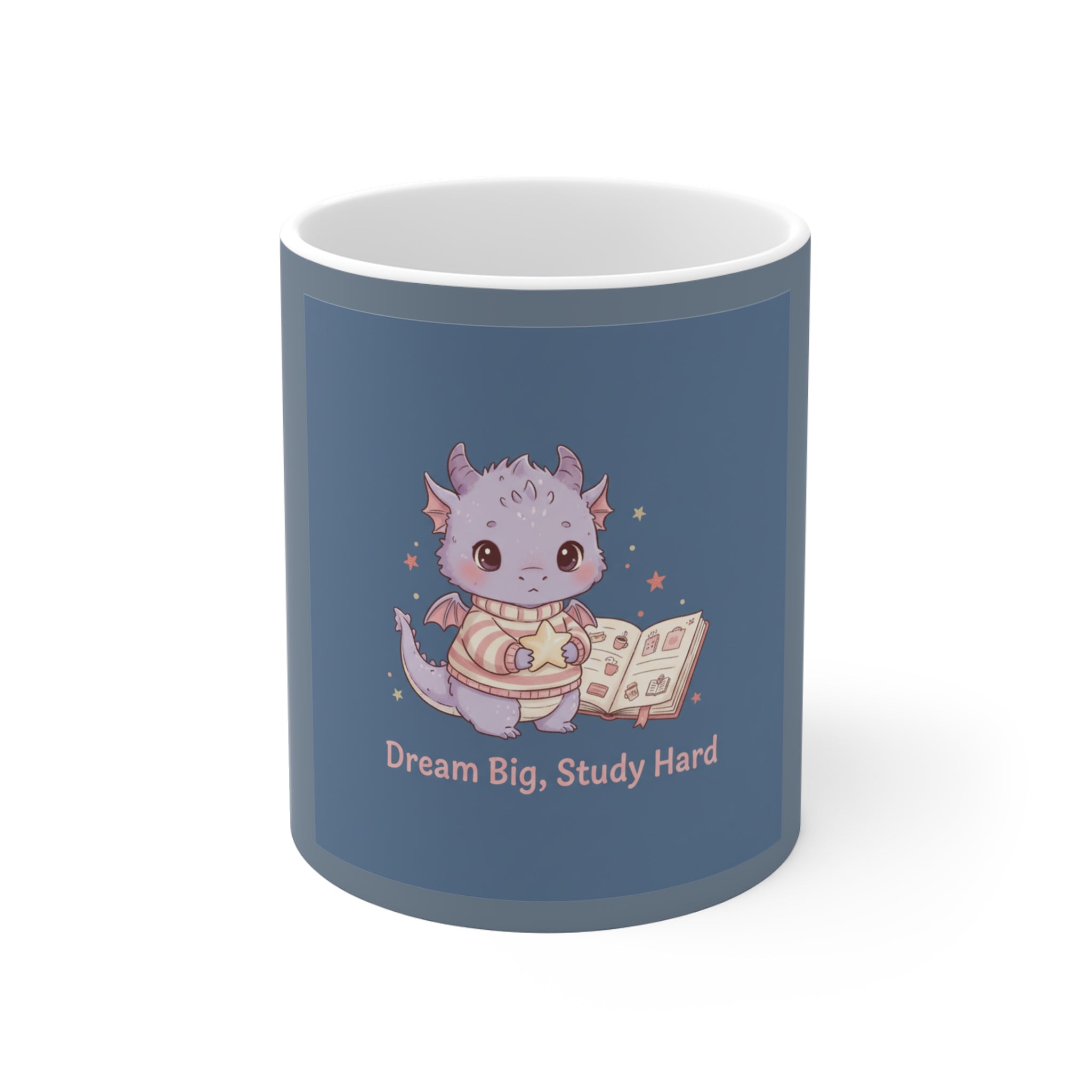 Dragon Mug 11oz – Dream Big Study Hard