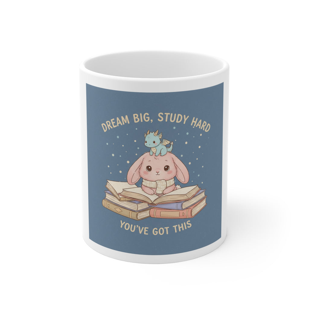Bear Mug 11oz – Dream Big Study Hard
