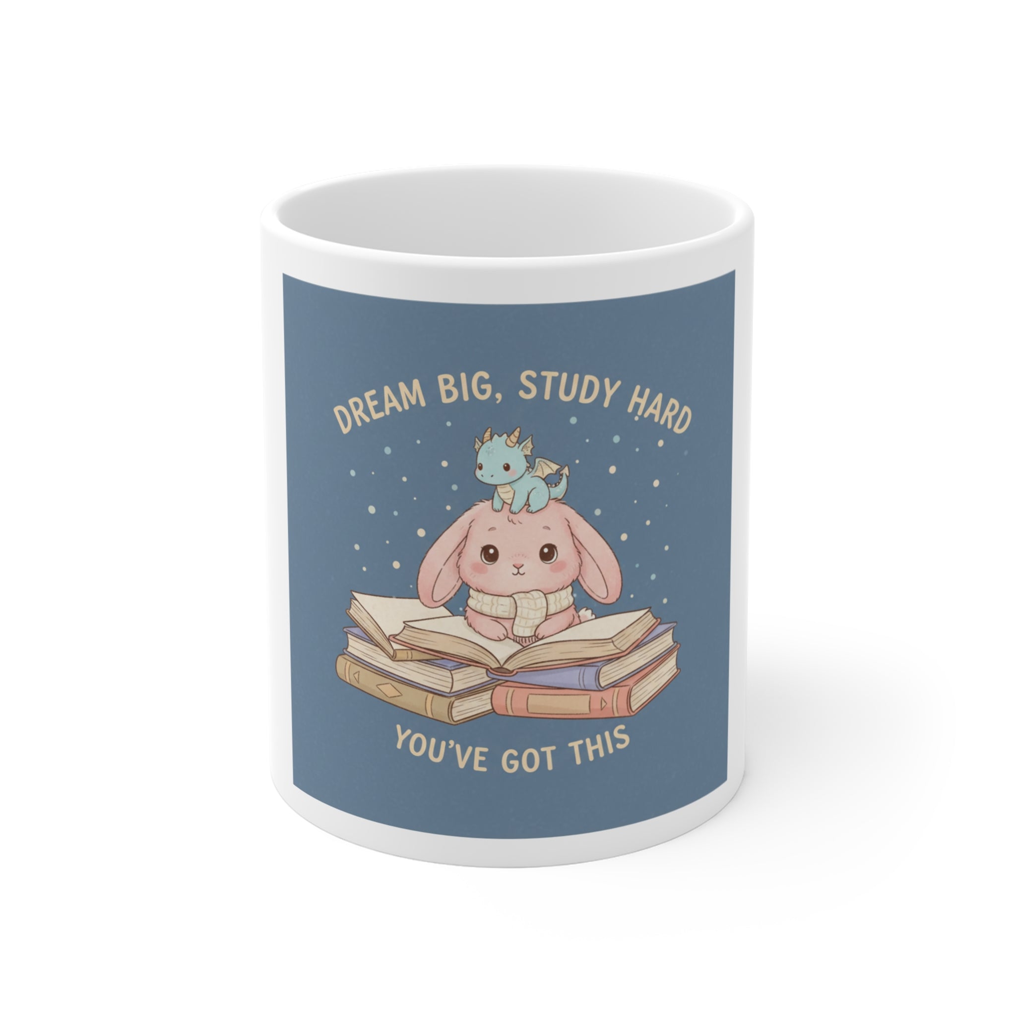 Bear Mug 11oz – Dream Big Study Hard