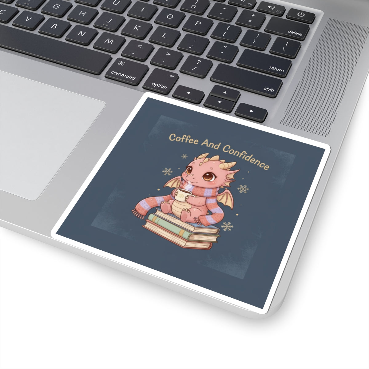Dragon Kiss-Cut Sticker – Coffee and Confidence