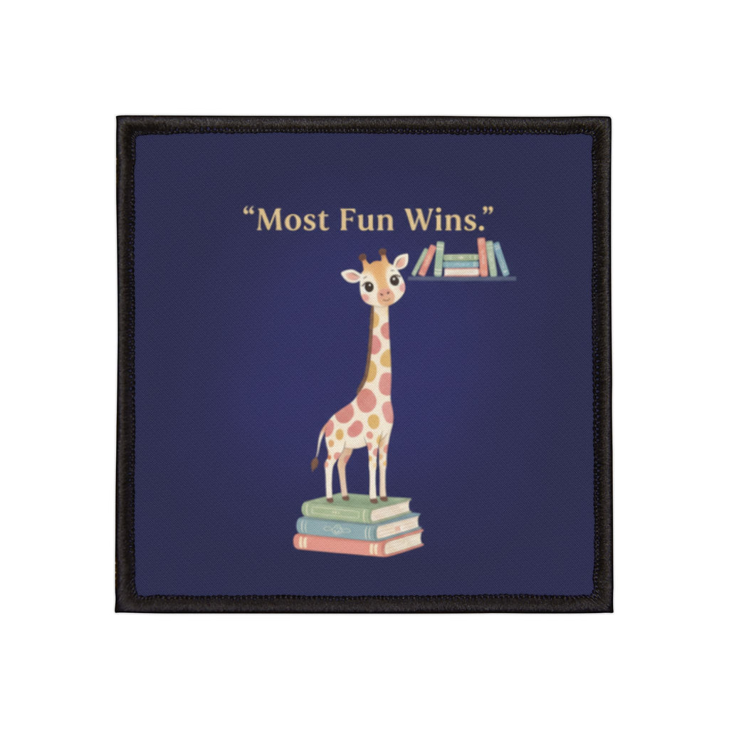 Giraffe Iron-On Patch – Most Fun Wins