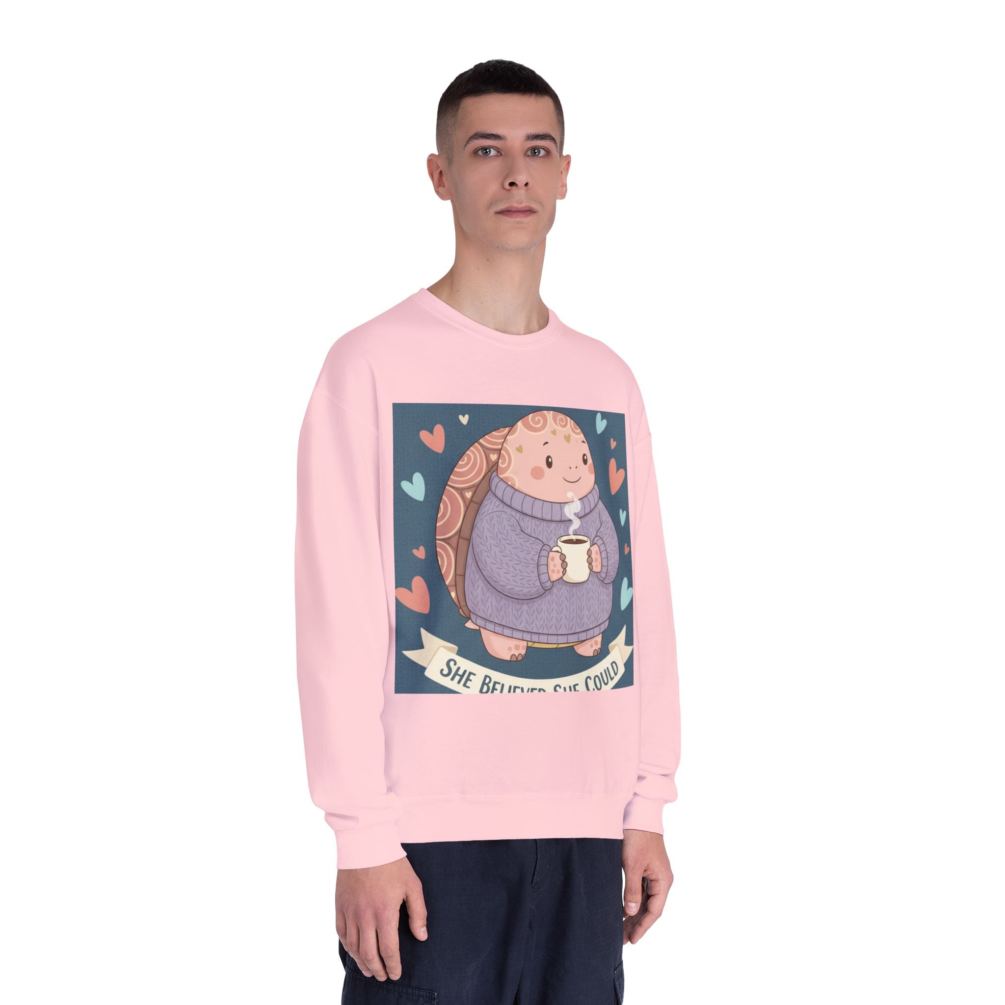 Turtle Crewneck Sweatshirt – She Believed She Could