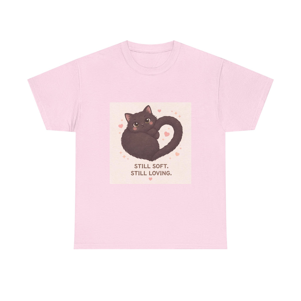 "STILL SOFT. STILL LOVING" Black Cat Kids Tee | College Girl Gift | Fashion | KayKay Classics
