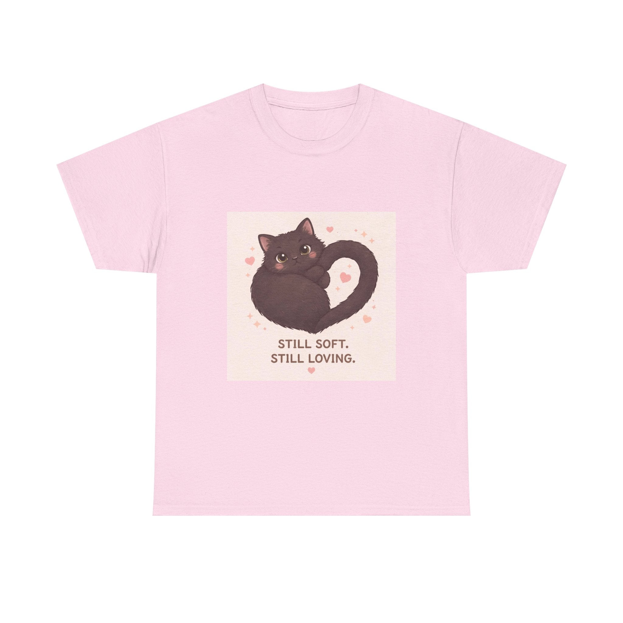 "STILL SOFT. STILL LOVING" Black Cat Kids Tee | College Girl Gift | Fashion | KayKay Classics