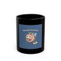 Bunny Black Mug 11oz – Educated and Cute