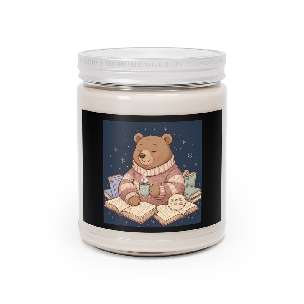 Bear Scented Candle – Dream Big Study Hard
