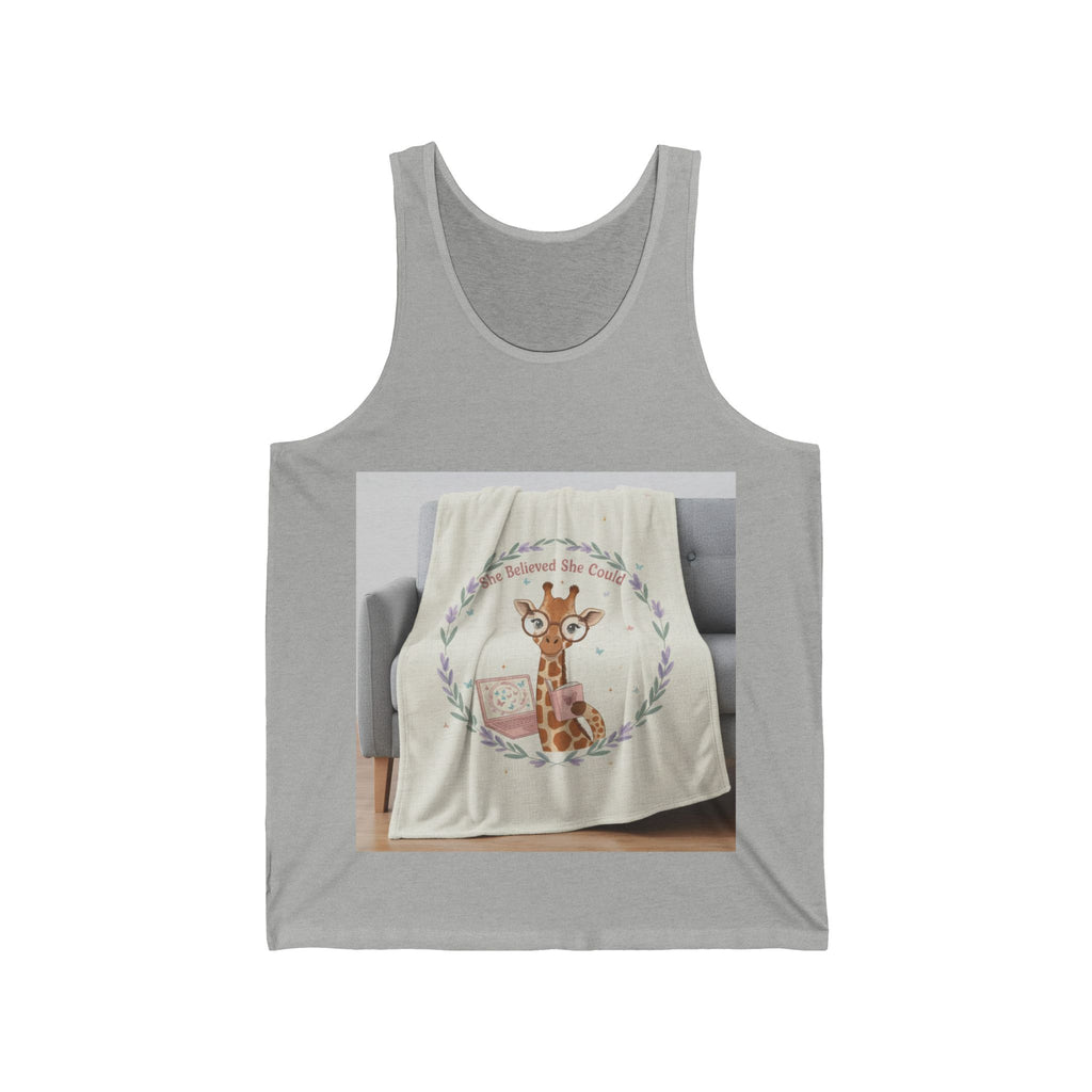 She Believed She Could Giraffe Tank Top