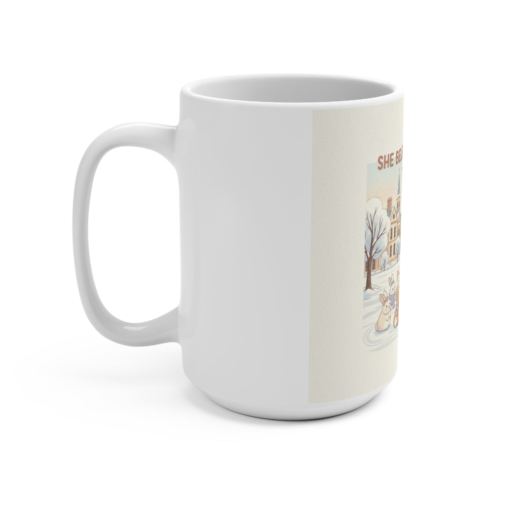 SHE BELIEVED SHE COULD Rabbit Mug 15oz