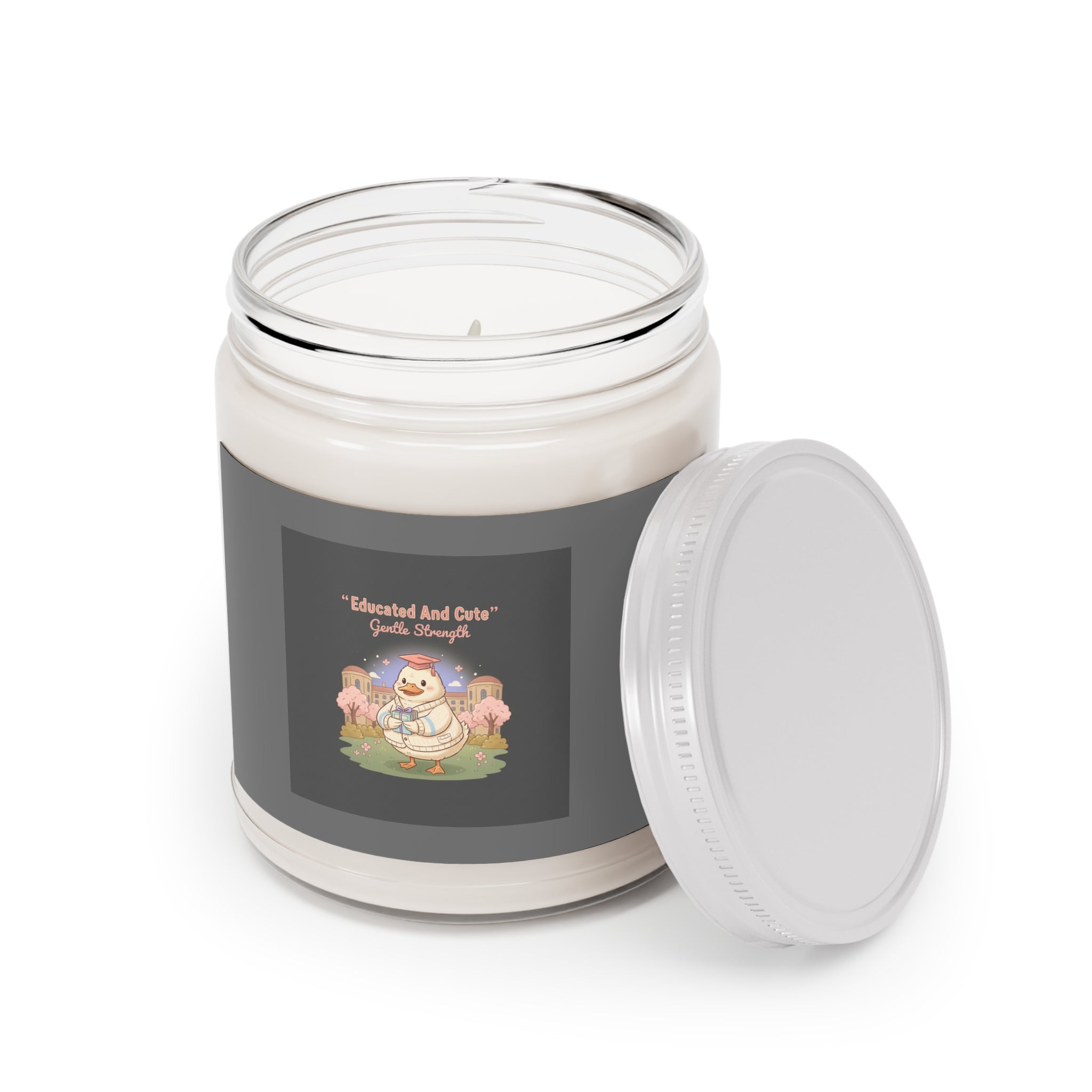 Duck In A Cardigan Scented Candle – Educated and Cute Gentle Strength