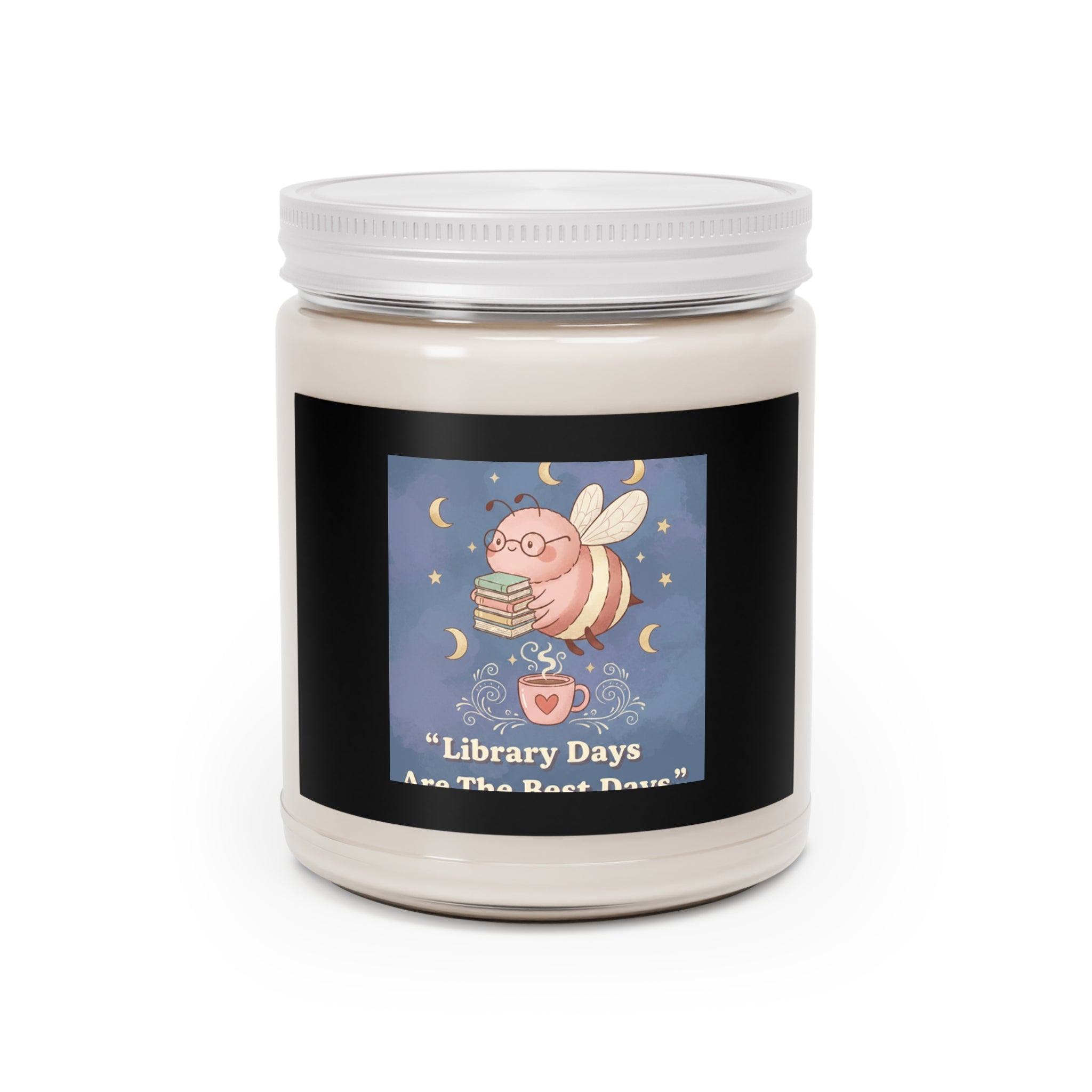 Bee Scented Candle – Library Days Are the Best Days