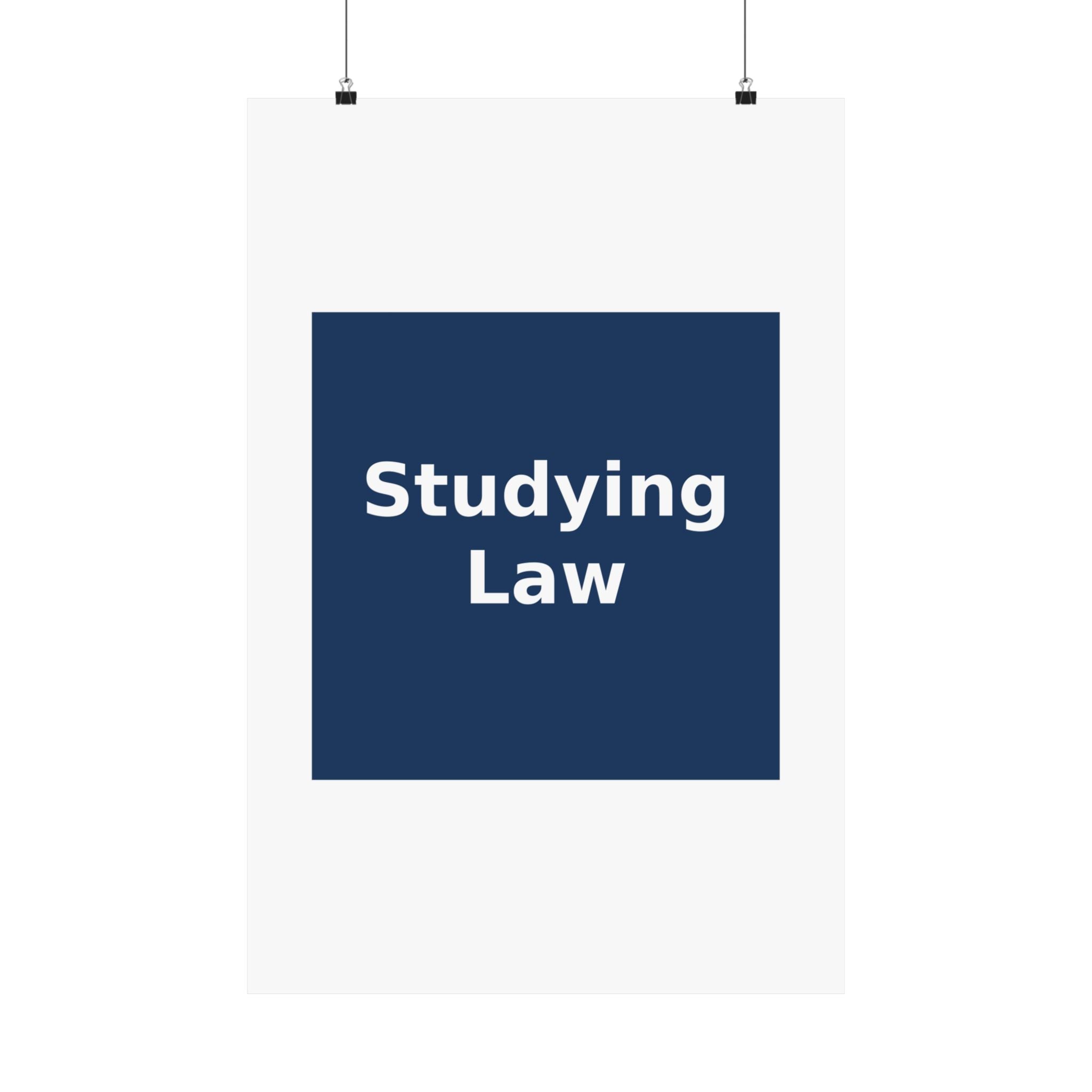 Studying Law - KayKay Poster