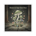 Black Cat Kiss-Cut Sticker – Bloom at Your Own Pace