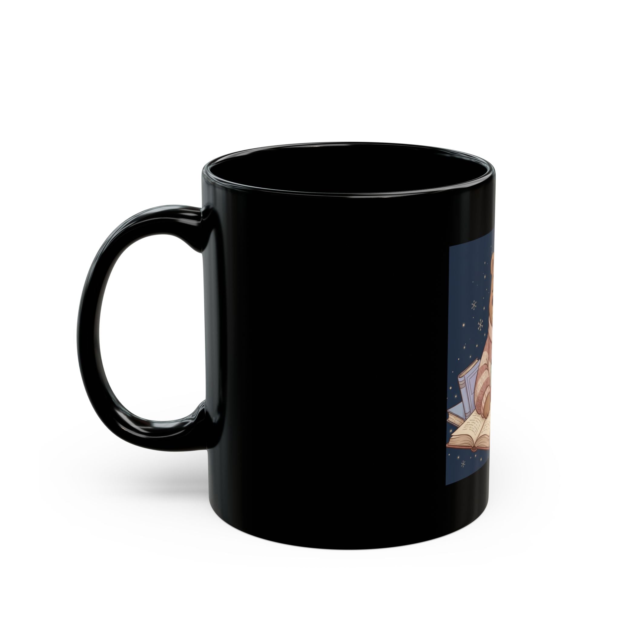 Bear Black Mug 11oz – Dream Big Study Hard