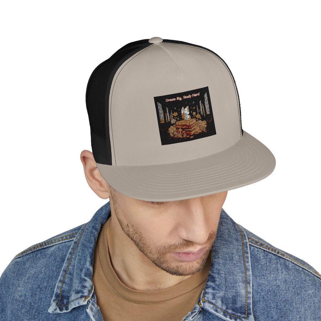 Bunny Trucker Cap – Dream Big Study Hard