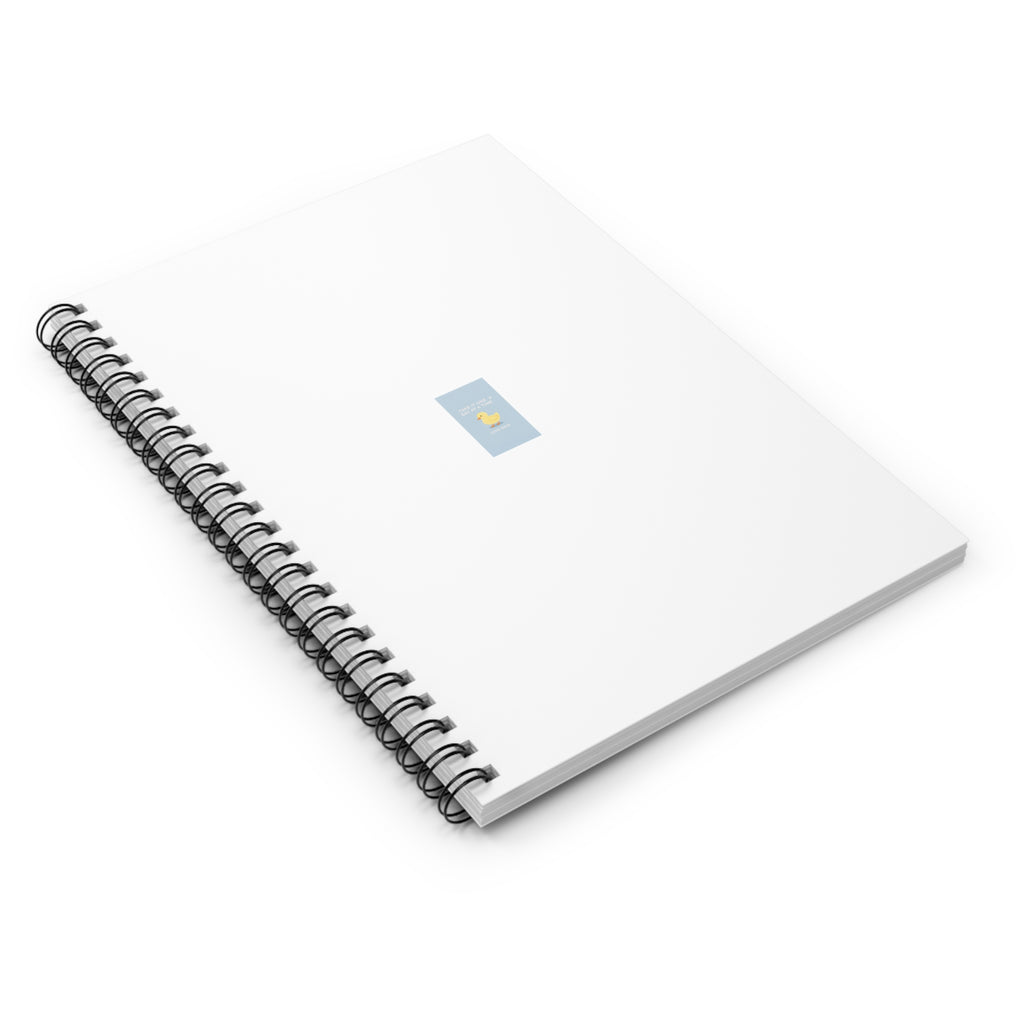 TAKE IT ONE + DAY AT A TIME Little duck Spiral Notebook