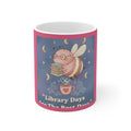Bee Mug 11oz – Library Days Are the Best Days