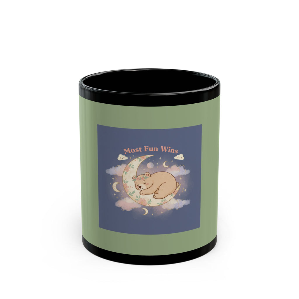 Bear Black Mug 11oz – Most Fun Wins