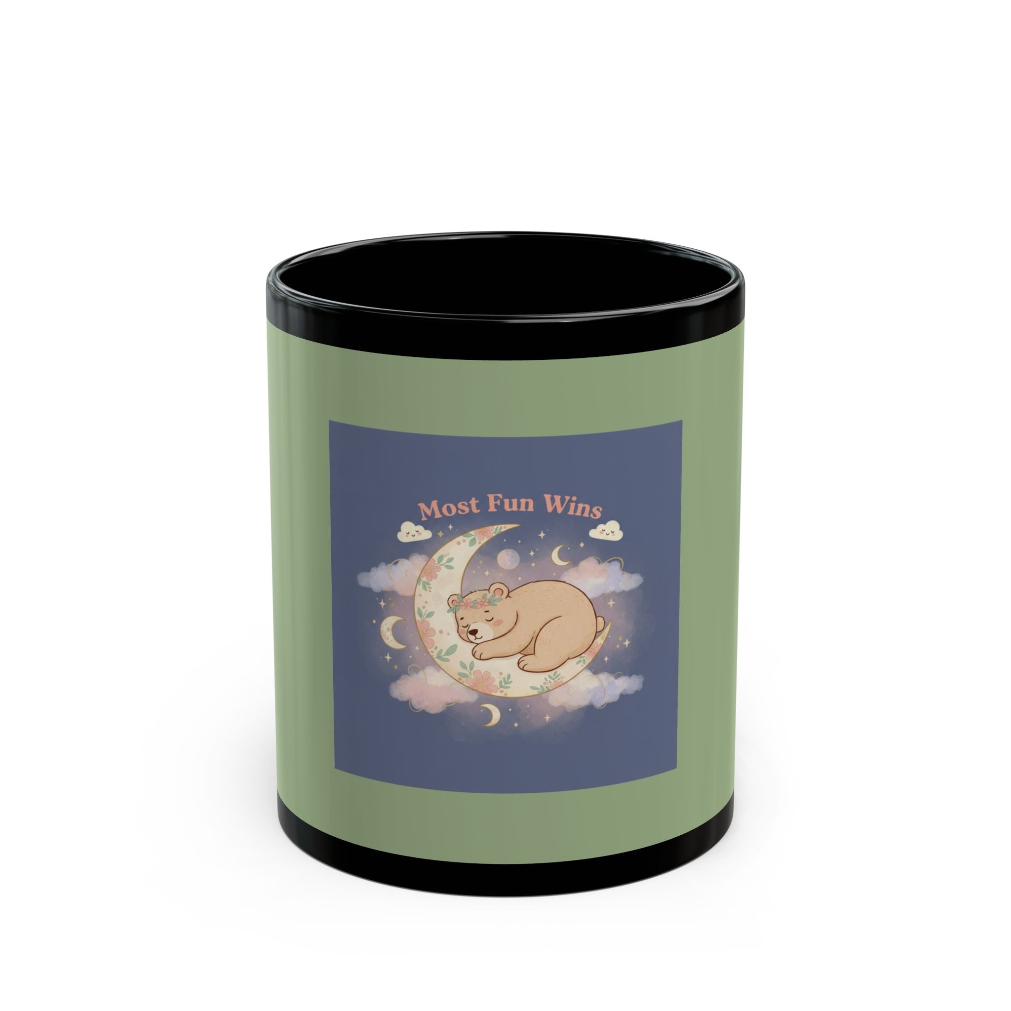 Bear Black Mug 11oz – Most Fun Wins