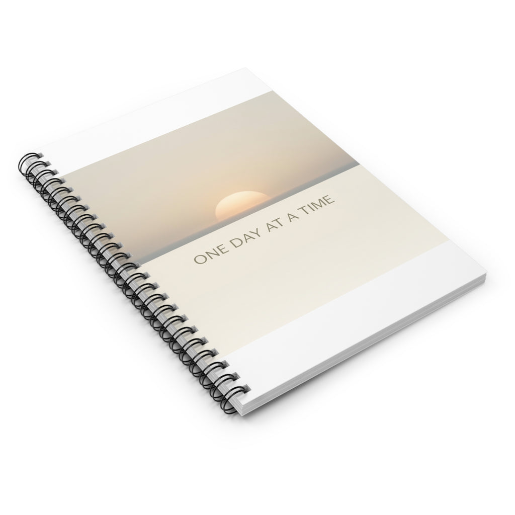 ONE DAY AT A TIME Spiral Notebook