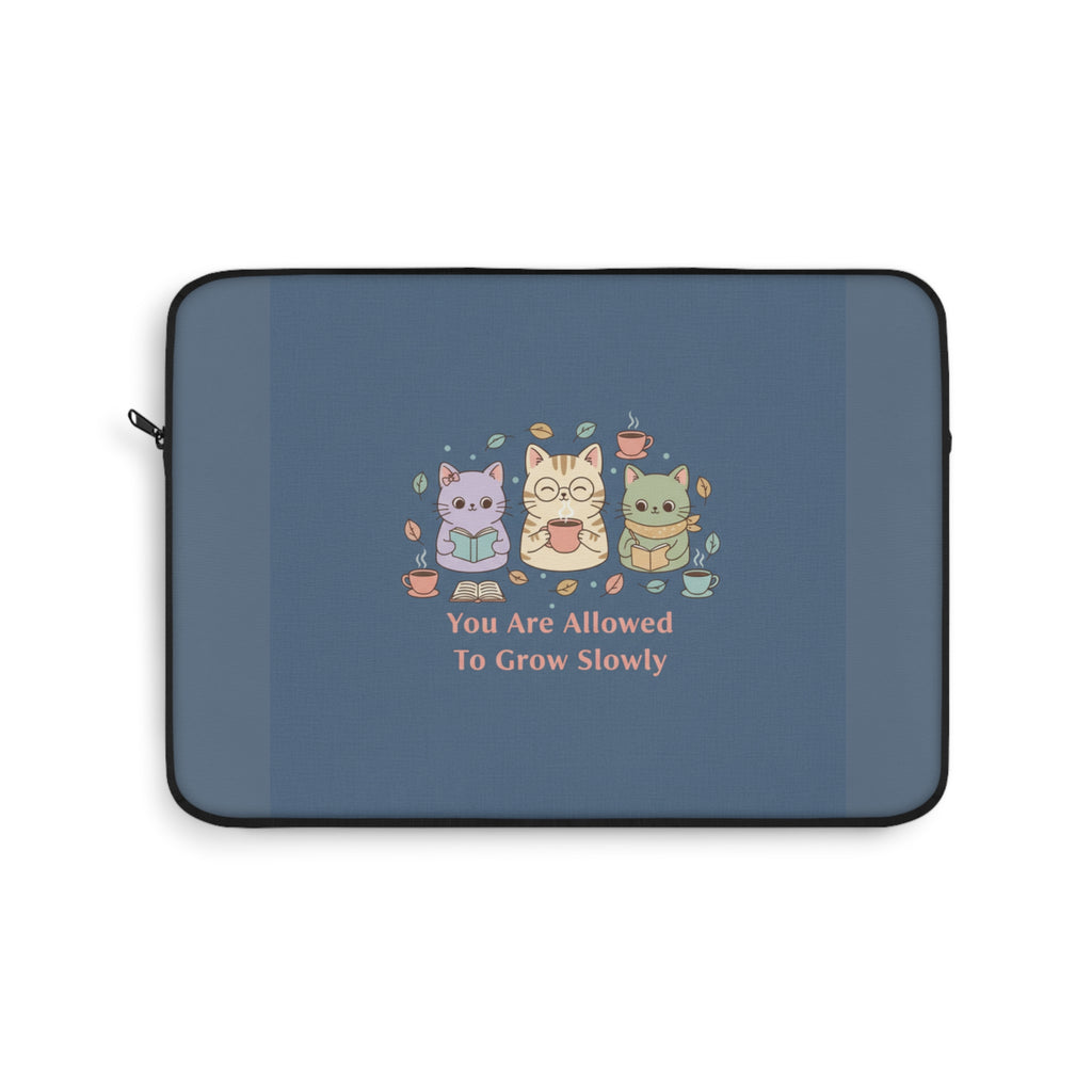 Cats With Glasses Laptop Sleeve – You Are Allowed to Grow Slowly
