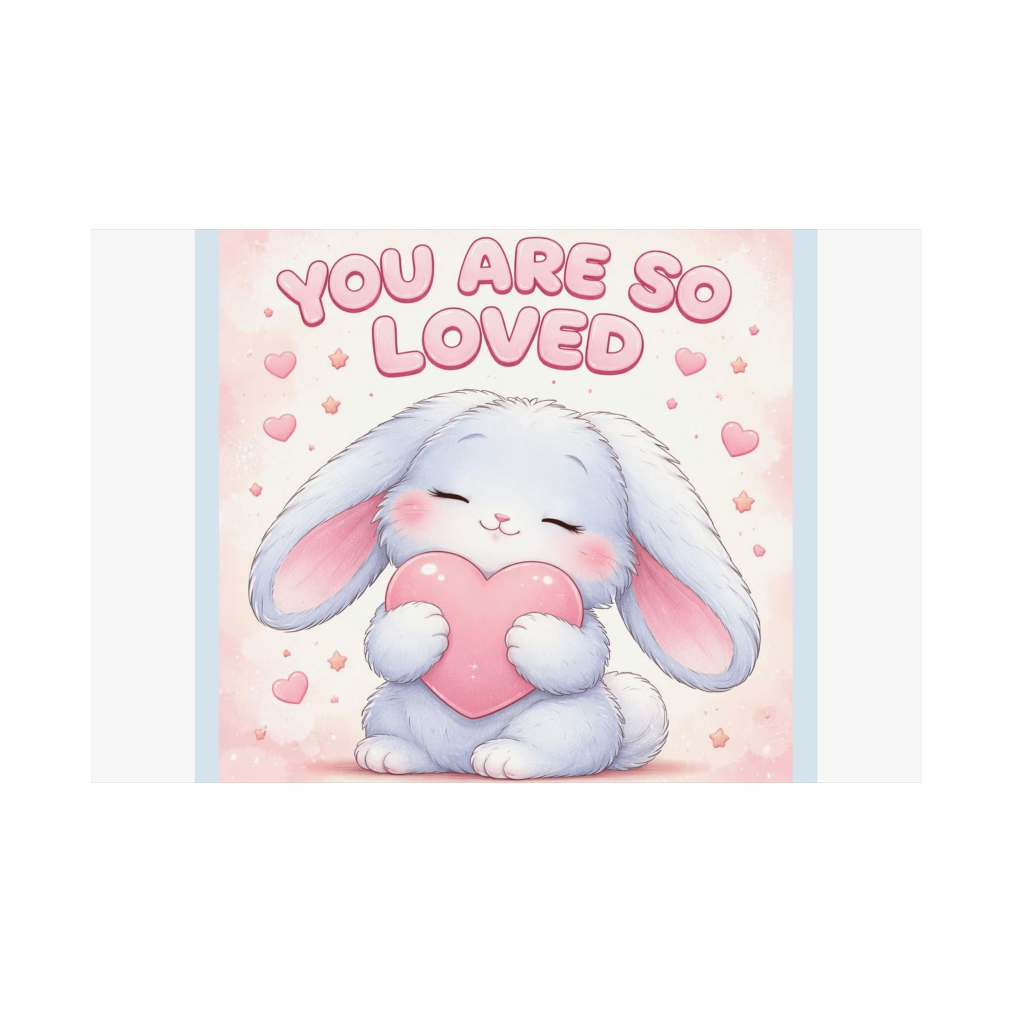 "YOU ARE SO LOVED" Black Cat Poster | College Girl Gift | Fashion | KayKay Classics