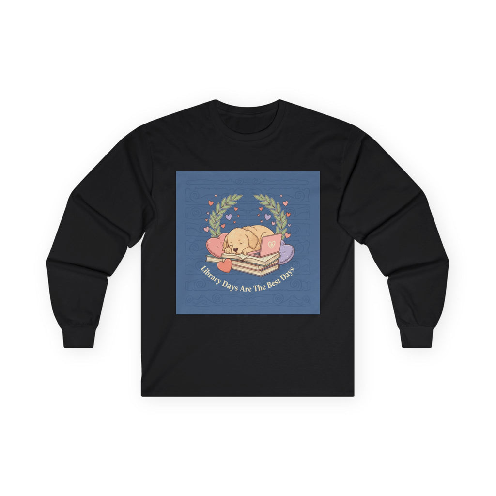 Library Days Are The Best Days Dog Long Sleeve Tee