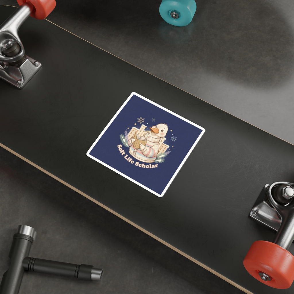 Duck Die-Cut Sticker – Soft Life Scholar
