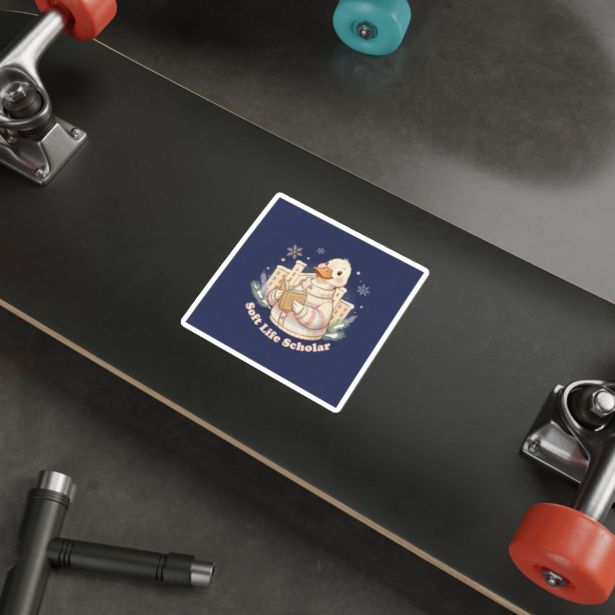 Duck Die-Cut Sticker – Soft Life Scholar