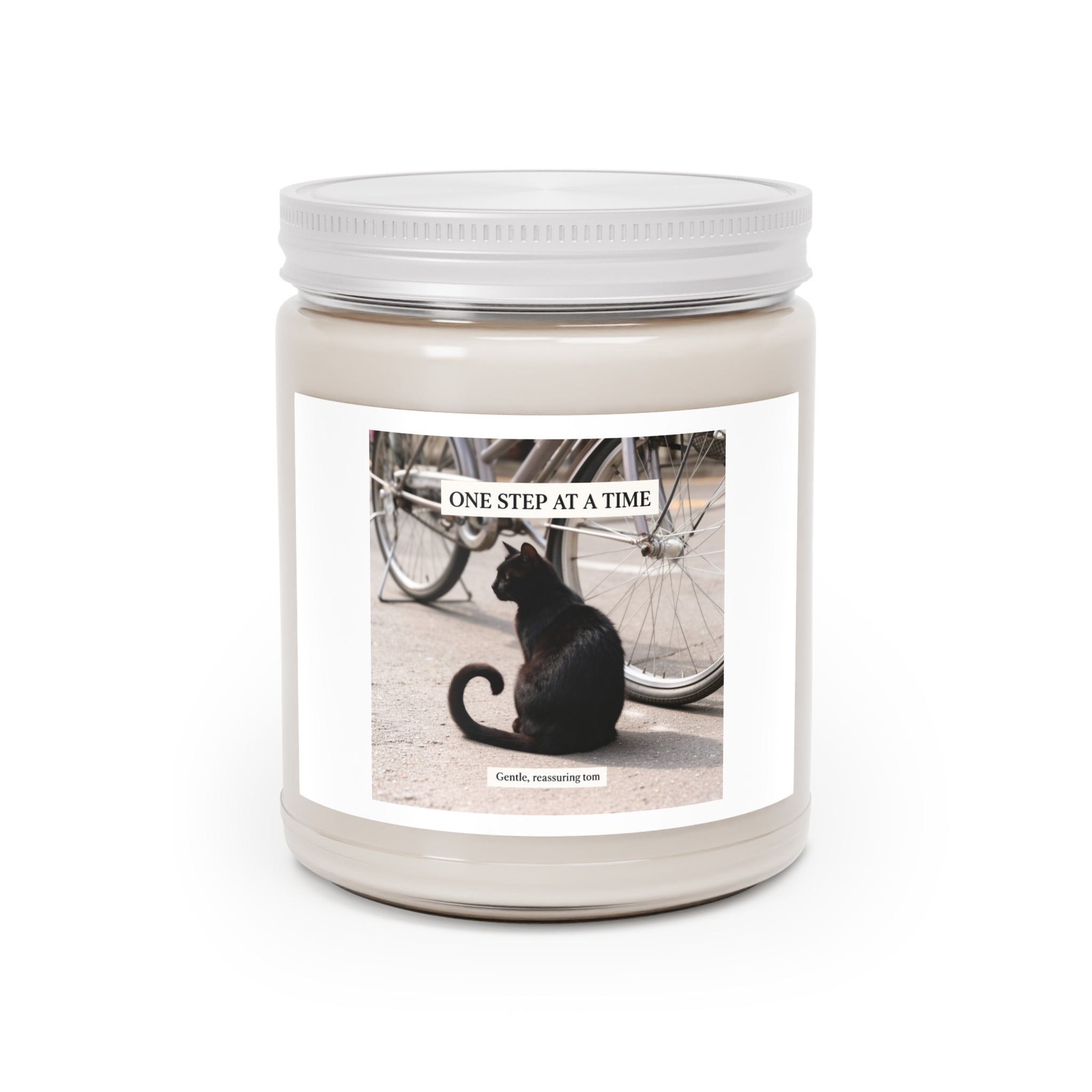 ONE STEP AT A TIME Cat Scented Candle