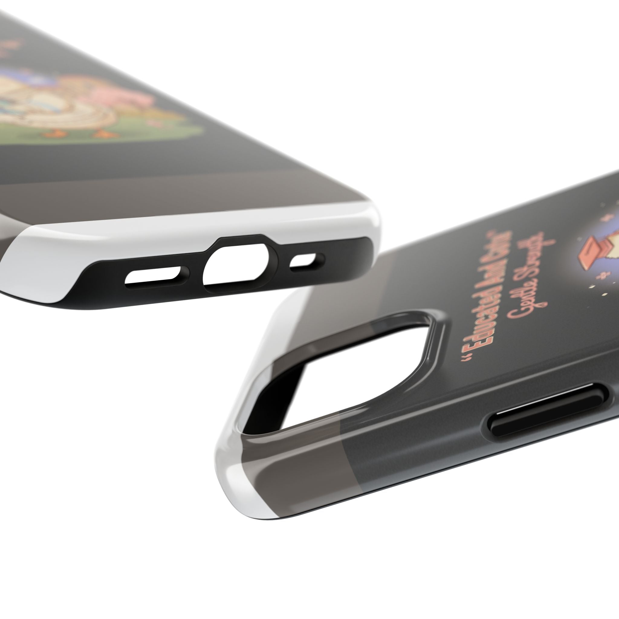 Duck In A Cardigan Tough Phone Case – Educated and Cute Gentle Strength