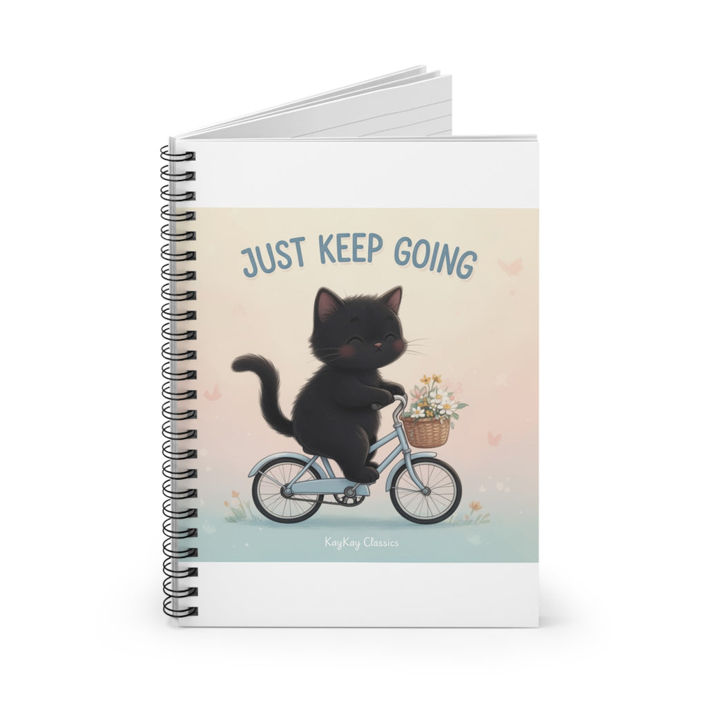 JUST KEEP GOING Spiral Notebook