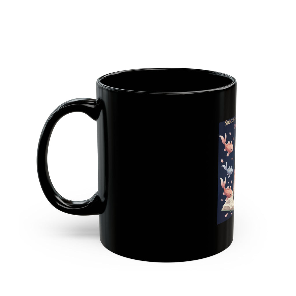 Black Cat Black Mug 11oz – Success Looks Good on You Campus Dreams