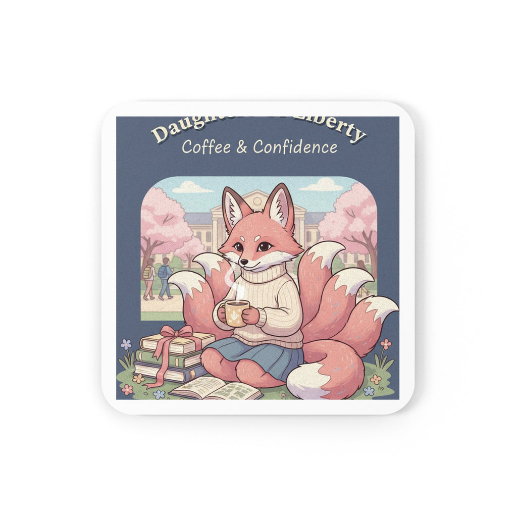 Kitsune Cork Coaster – Daughters of Liberty