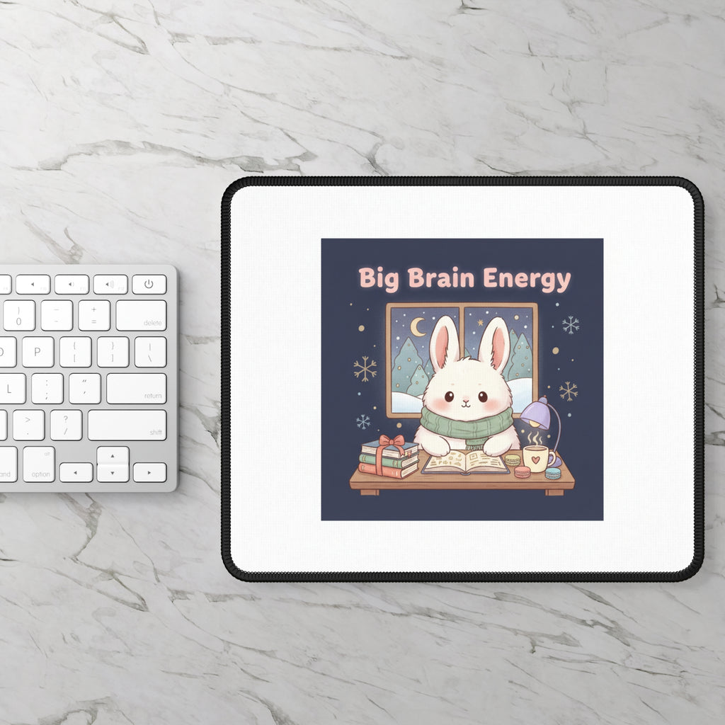Bunny Mouse Pad – Big Brain Energy