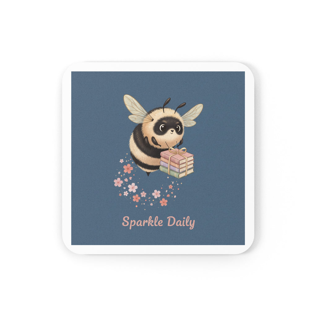 Bee Cork Coaster – Sparkle Daily