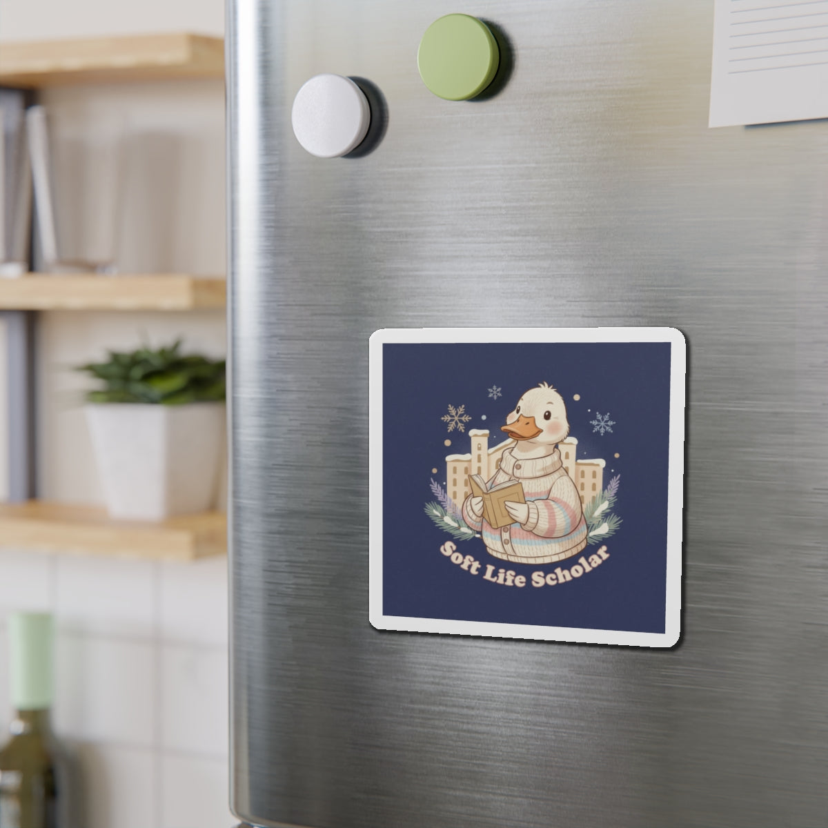 Duck Die-Cut Magnet – Soft Life Scholar