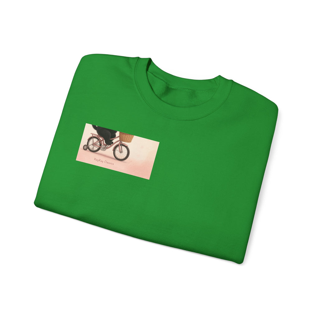 "Life Behind Bars" Black Cat Crewneck | College Girl Gift | Fashion | KayKay Classics