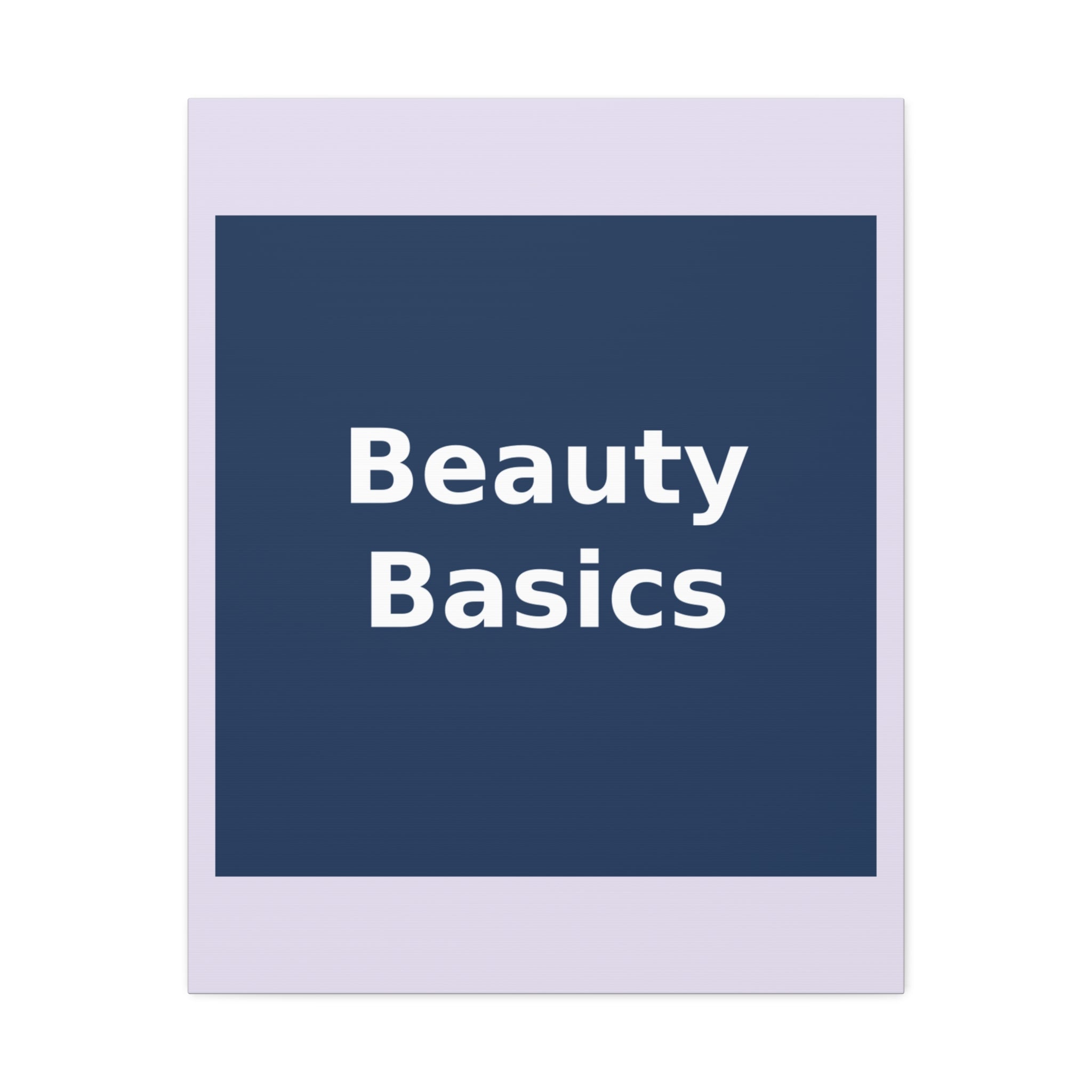 "Beauty Basics" Black Cat Canvas | College Girl Gift | Fashion | KayKay Classics