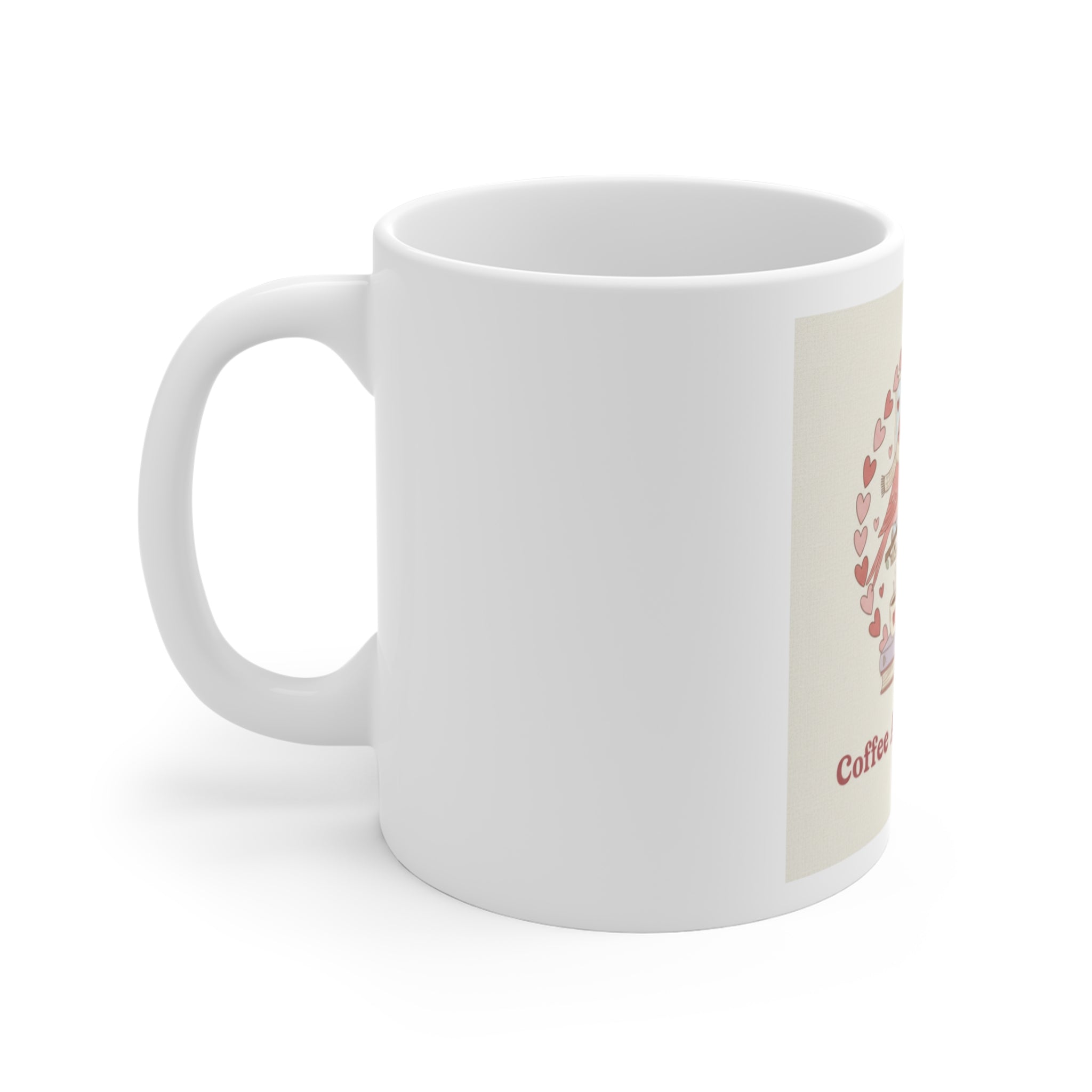 Coffee And Confidence Birds Mug 11oz