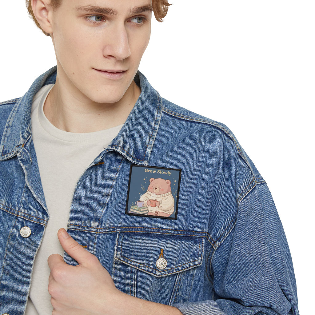Bear Iron-On Patch – You Are Allowed to Grow Slowly