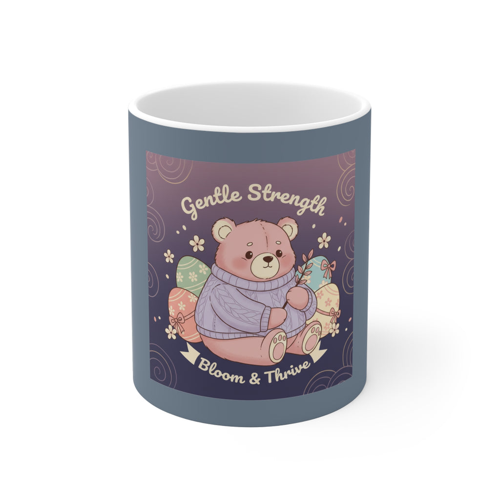 Bear Mug 11oz – Gentle Strength Bloom Thrive