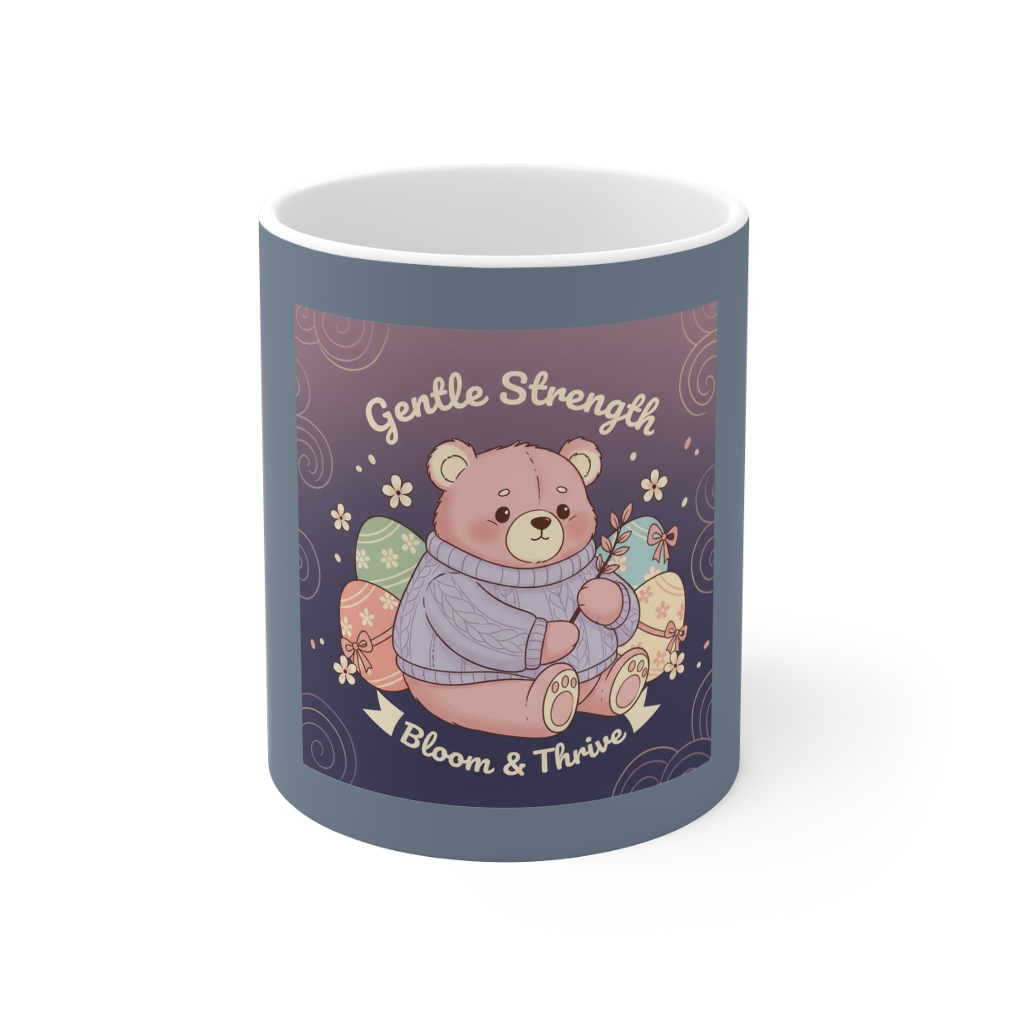 Bear Mug 11oz – Gentle Strength Bloom Thrive