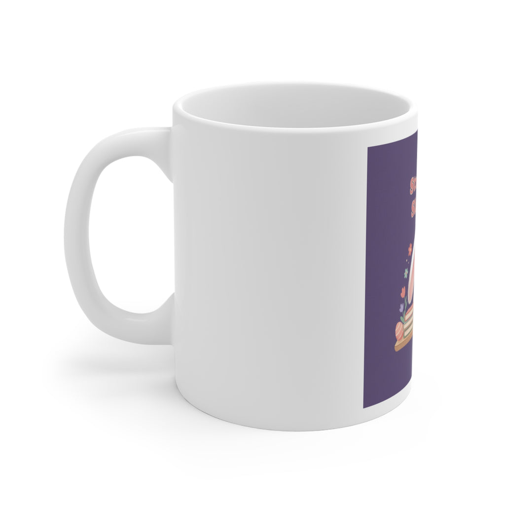 Bunny Mug 11oz – Study Now Slay Later