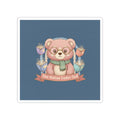 Bear Kiss-Cut Sticker – One Nation Under God