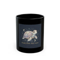 Bunny Black Mug 11oz – Study Now Slay Later